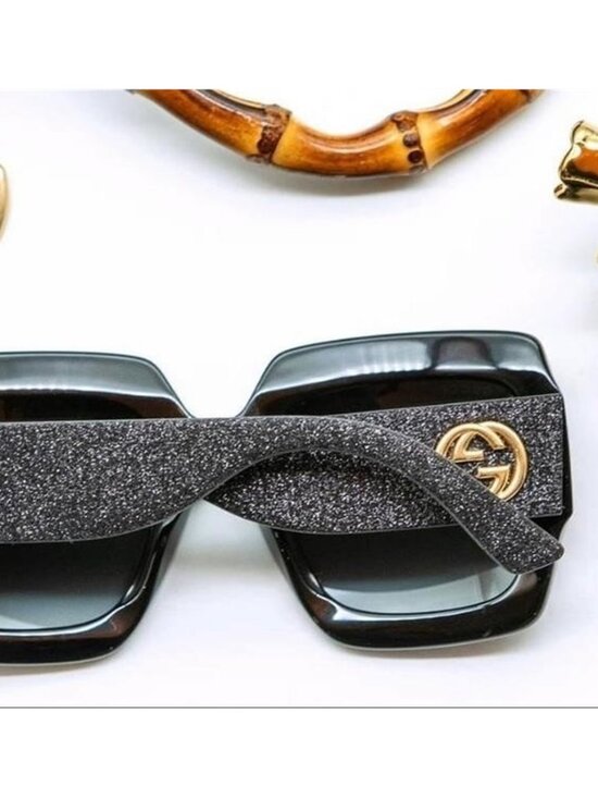 New - Gucci Grey Gradient  Square Ladies Sunglasses GG0102S 001 54 main image 8
